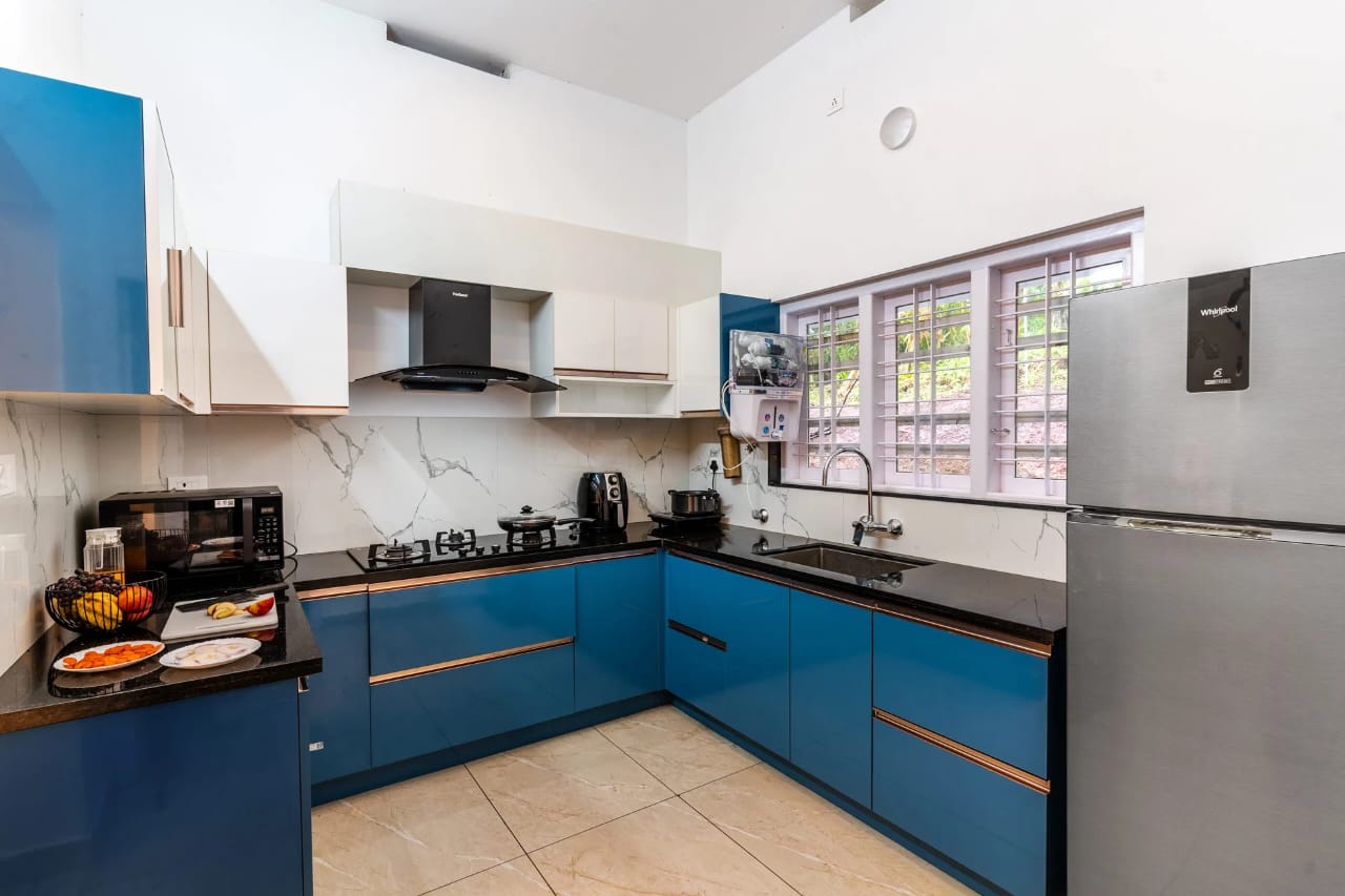 Kitchen with modern appliances