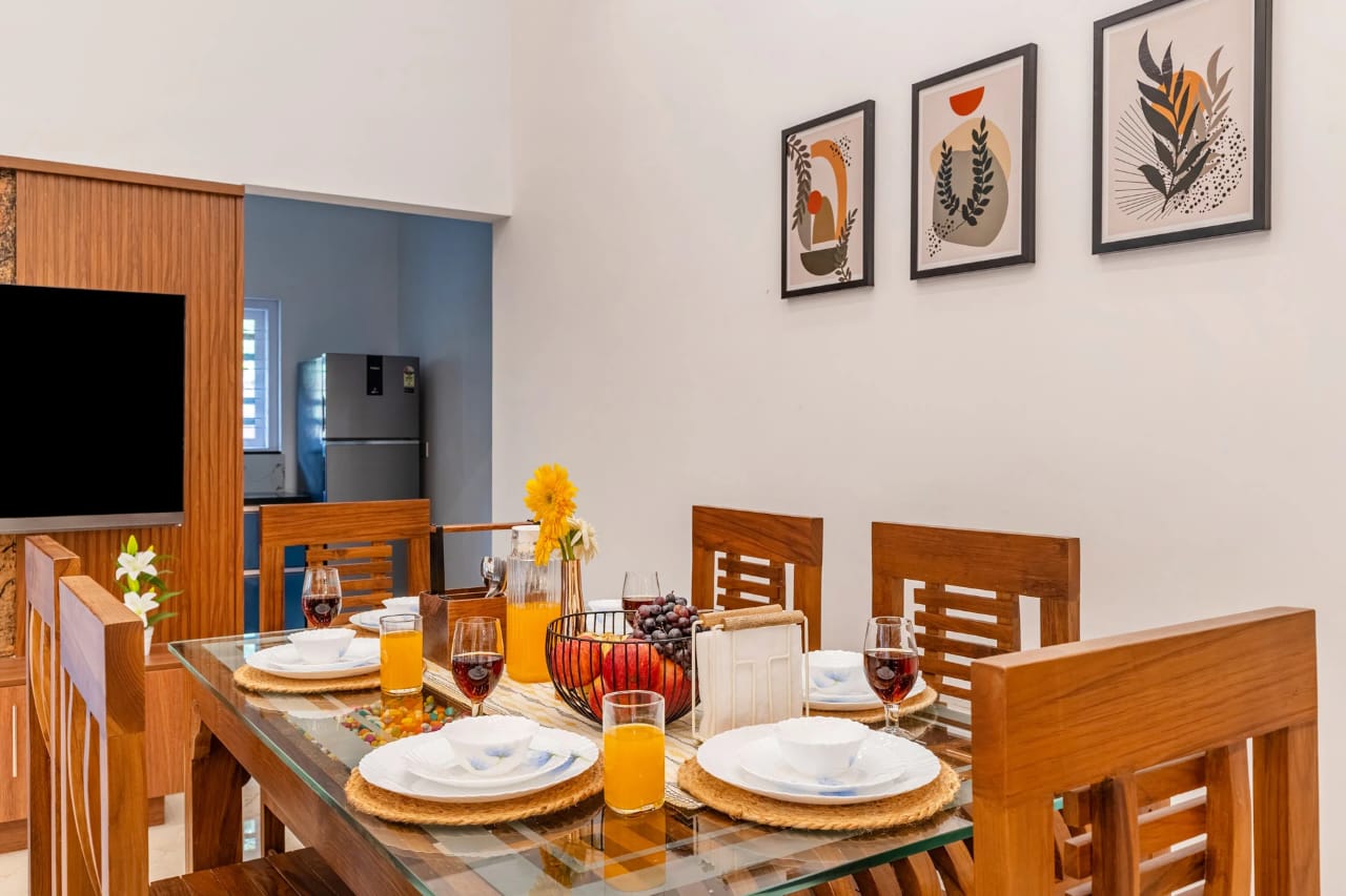 Balcony with mountain view